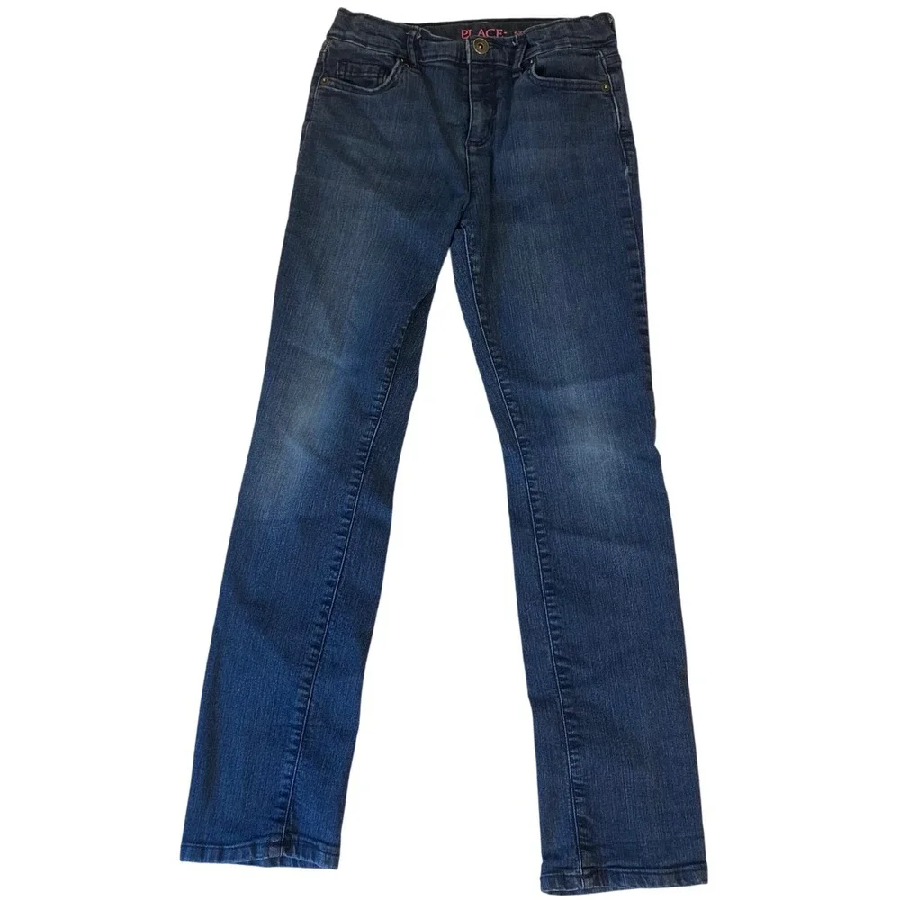 So & The Children's Place Denim Bundle Girls 12 Blue Shorts Jeans Skinny Stretch